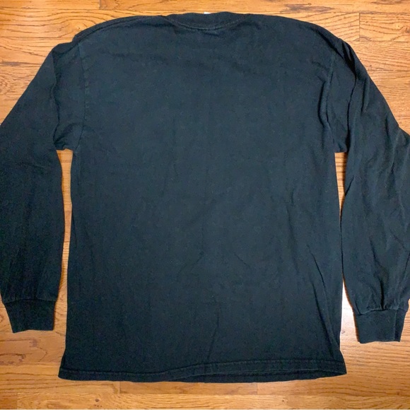 Vtg Appalachian App State Football T-Shirt Spell Out Script Long Sleeve Tee Sz L - Picture 5 of 11